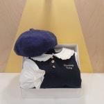 블루독베이비 NY 클래식드레스 베레모 선물세트 44A13-403-01 44A14-803-02