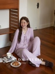 4 자체제작 홈웨어 헐렁하고 직선적이고 친화적 통기성좋은 가을 잠옷