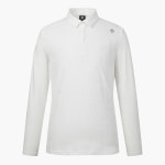 데상트골프 자카드 긴팔 티셔츠 DP32MFTL94