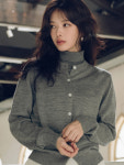 시야쥬 메리노 울 미니멀 가디건 SIKN2126