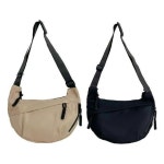 이거찜 하프문메신저백 캔버스백직장인캐쥬얼 손가방