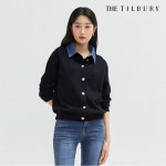 더틸버리 데님 레이어 칼라 가디건 TPAN1CD51W