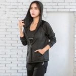 부드럽고 가벼운 착용감 데일리 여성 아우터 후드집업