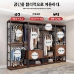 드레스룸 시스템행거 철제 선반 옷장 옷걸이 조립식