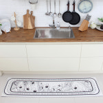 포시엘라 포시엘라 pvc 주방 매트 싱크대 부엌 발매트 북유럽 XL-특대형 x 1개