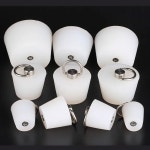 강철 핸들 파이프 튜브 원추형 구멍 플러그 씰링 마개가 실리콘 고무 테이퍼 14x19x26mm 1PC