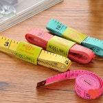 의류 재단용 피팅 다이어트 줄자 끈 미니 줄자 휴대용 1p 색상랜덤