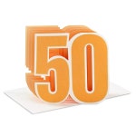 홀마크 홀마크 Hallmark Paper Wonder 팝업 50번째 생일 카드 축하