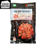 제이케이푸드 화로닭발 직화 양념 돼지껍데기 300g 벌집 껍데기 볶음 구이 드라이