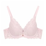 원더브라 여성 빅 플라워 레이스 원더핏 에어오일패드 브라라이트핑크