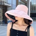 와이드 피셔맨 벙거지 버킷햇 자외선 모자