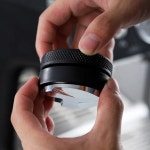 커피 디스트리뷰터 에스프레소 분배 도구레벨러 3 각도 경사 조절 팜 탬퍼 포타필터