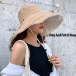 룽스 자외선 차단 양면모자