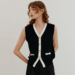 룩캐스트 룩캐스트 비슬로 버튼 브이넥 가디건 BISLO BUTTON V-NECK CARDIGAN