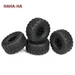 RC카 타이어 휠 오프로드 드리프트휠 몬스터 트럭 RC 124 크롤러 자동차 Axial Bronco AX24 FMS FCX2 SCX24