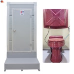 포세식 이동식 화장실 박스형 양변기1개 산업용 공사장 야외화장실 EAB-1