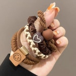 얇은 고 두꺼운 고무줄 머리끈 kk805