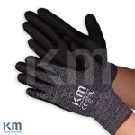 KM NBR 폼 코팅 산업용 작업장갑