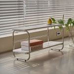 이노센트 블링 미드센츄리 미니 와이드 다용도 수납 선반 2단