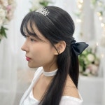 웨딩 티아라 왕관머리띠 A