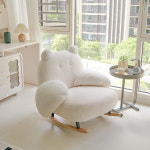 1인 소파 무중력 흔들의자 수유 곰돌이 편한 안락의자 1 설산백 원스텝으로 연락