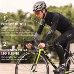 WEST BIKING 남녀공용 따뜻한 방풍 자전거 레그 워머 MTB 사이클링 러닝 농구 압축 레깅스 열 스포츠 기어