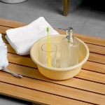 블러 컬러 다용도볼 욕실 대야 원형 다라 목욕대야