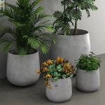 실내 야외 가드닝 25 시멘트 본색 술잔 소형 스몰사이즈24 24x25 화분 시멘트 본색 스몰사이즈24 25