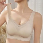 심리스 노와이어브라 무봉제 바스트업 스포츠브라 블랙-M