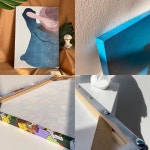 캔버스 나무 프레임 페인팅 다이아몬드 유화 사진 40X50 30X40