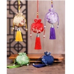 행운을 드립니다 복받아가세요 한국전통기념 복주머니 복주머니