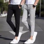 호크아이 남자 데일리룩 바지 배기핏 여름 9부 팬츠 슬림 조거 봄가을 얇은 정장 캐주얼 KUK1