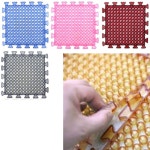 4P 미끄럼방지 간편설치 욕실발판 퍼즐매트 욕실깔판 셀프시공 어린이집 경로당 변기매트 4P