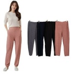 신상오픈런 폰에늘 여성 자카드 밴딩 바지 항아리 엠보싱