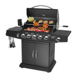 아메리칸 야외 가든 대형 가스 바베큐 그릴 덮개 정원 BBQ 숯불 SR2003
