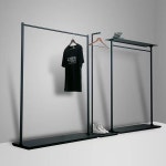 매장용 롱코트 행거 롱패딩 옷가게 1m 철제