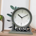 인테리어 탁상시계 빈티지탁상시계 원목탁상시계