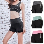 여성 허리 쫀쫀 스포츠 조깅 런닝 반바지 레깅스