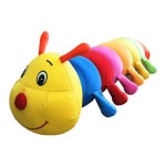 말랑 베개 벨벳 같이 비즈 알록달록 쿠션 그림과 모찌 애벌레