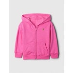 갭 베이비갭 GAP 릴렉스드 집업 후디 후드티 씨즐링 후크시아 네온 sizzling fuchsia neon 6-12 M 9469652