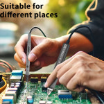 ZOYI 휴대용 지능형 납땜 다리미 멀티미터 고출력 65W 온도 조절 용접 전문 가정 N2