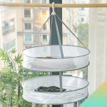 싸더라 고급형 다용도 접이식 건조망 걸이형 휴대용 빨래망 캠핑설거지망