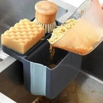 수세미 거치대 음식물쓰레기통세트