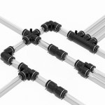 46 8 10 12 14 OD 튜브 PU PY PK PE PV SA HVFF PZA PM 스트레이트 엘보 푸시 연결 퀵 릴리스 공압 공기 피팅