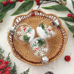 스노우 투명 장식볼 3p세트 눈사람