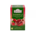 아마드티 Ahmad Tea 녹차 라즈베리 석류 20개입 6개 팩 - 카페인 무설탕