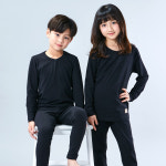 아동용 브이넥 긴팔 내의 상하벌 40수 면스판 주니어 국산 9부 실내복 남아 여아