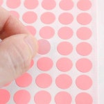 원형스티커10mm 무지원형스티커 도트스티커