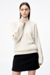 DKNY DKNY 아크릴 립 스웨터 BK DW2D9KTO519U