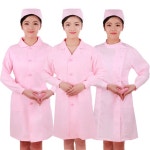 코스튬 스파 유니폼 위생복 롱 가운 작업복 실험실 약국 여성 미용실